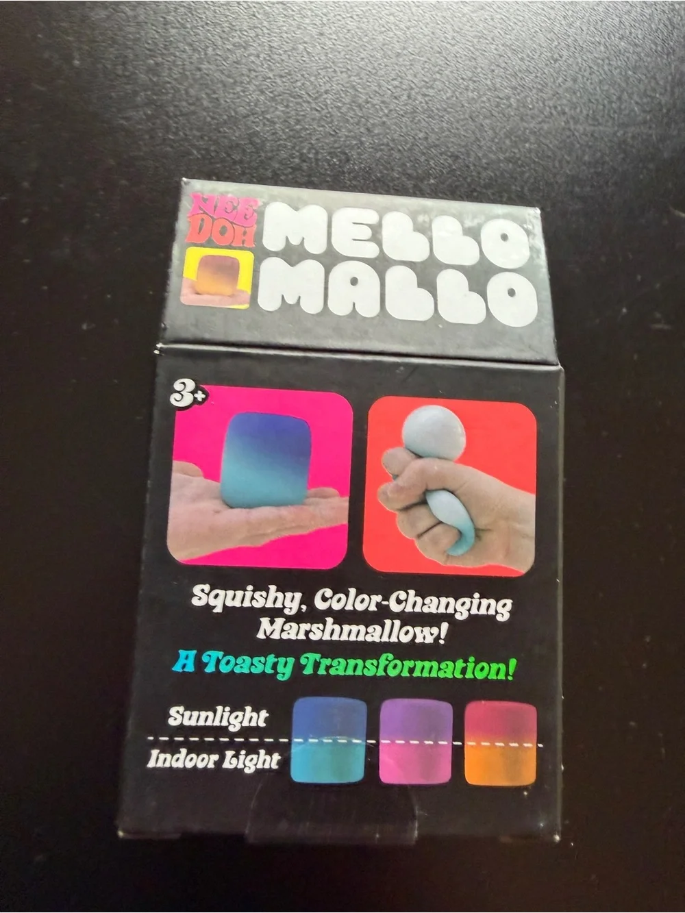 New Nee Doh Needoh Mello Mallo Color Change PINK Squishy Sensory Toy Schylling